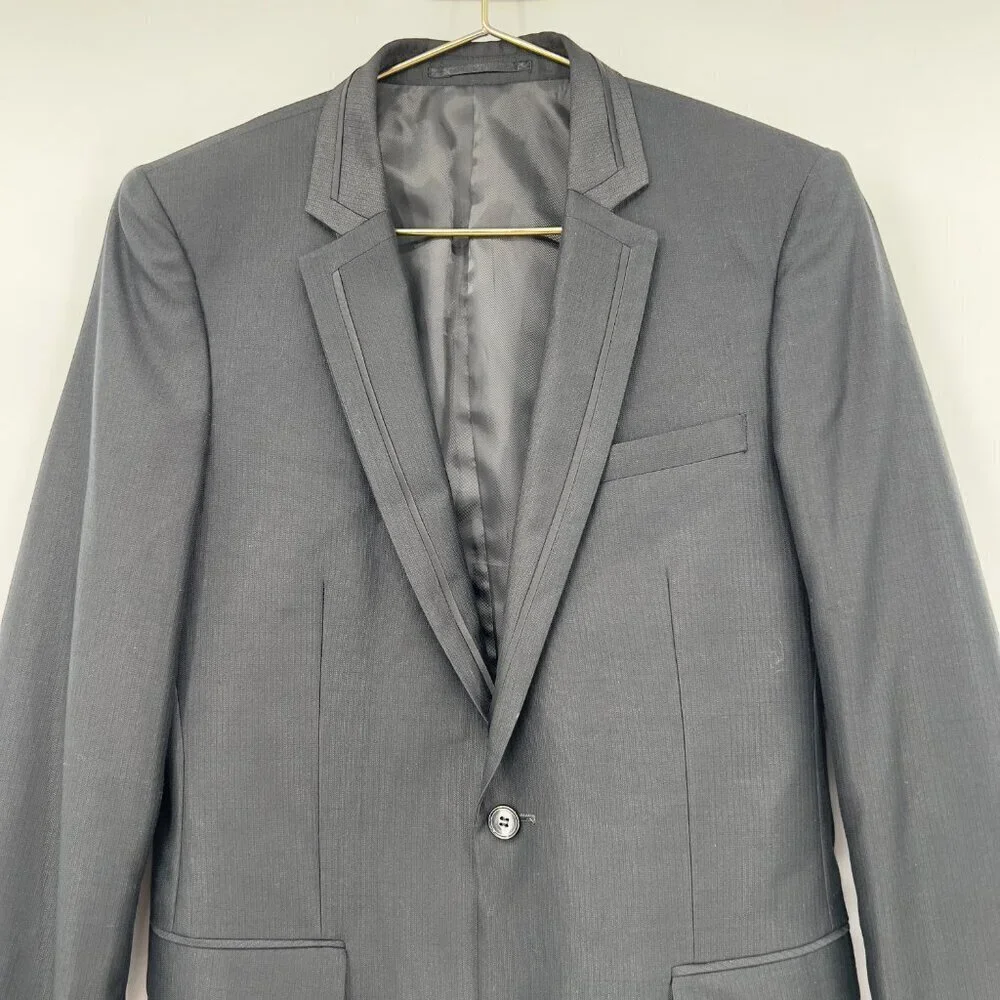 Muller’s Mens Black 2-Button Blazer Jacket – Size 40 – Classic Fit